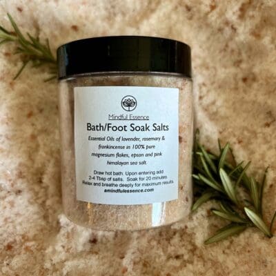 Bath Salts/Foot Soaks, 8 ounce jar