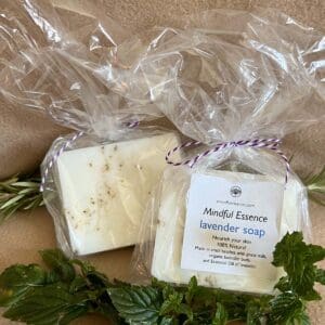 All-Natural Lavender Infused Goats Milk Soap